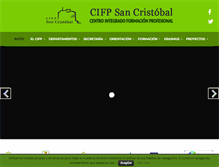 Tablet Screenshot of cifpsancristobal.org